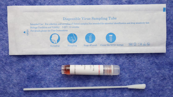 Het griepvirus bewaart van het de Buizenvirus van het Bloedspecimen de Grieptest