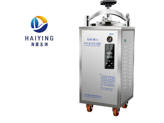 30L draagbare Verticale Autoclaafsterilisator 304 Roestvrij staal