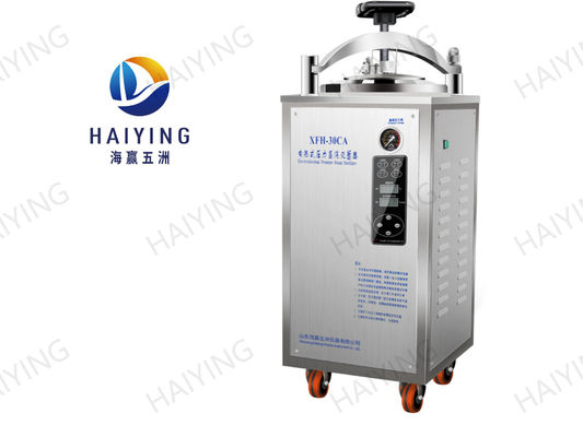 30L draagbare Verticale Autoclaafsterilisator 304 Roestvrij staal